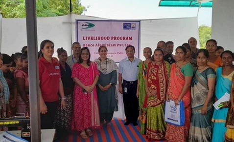Basic tailoring course at Laxmipura, Padra