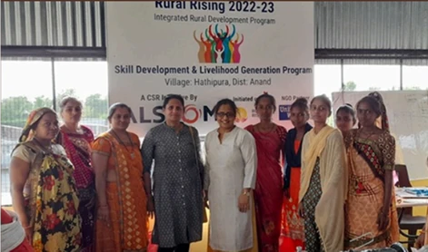 Livelihood program at Hathipura, Dist. Anand